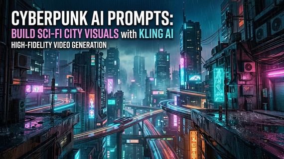 Cyberpunk AI Prompts: Build Sci-Fi City Visuals with Kling AI